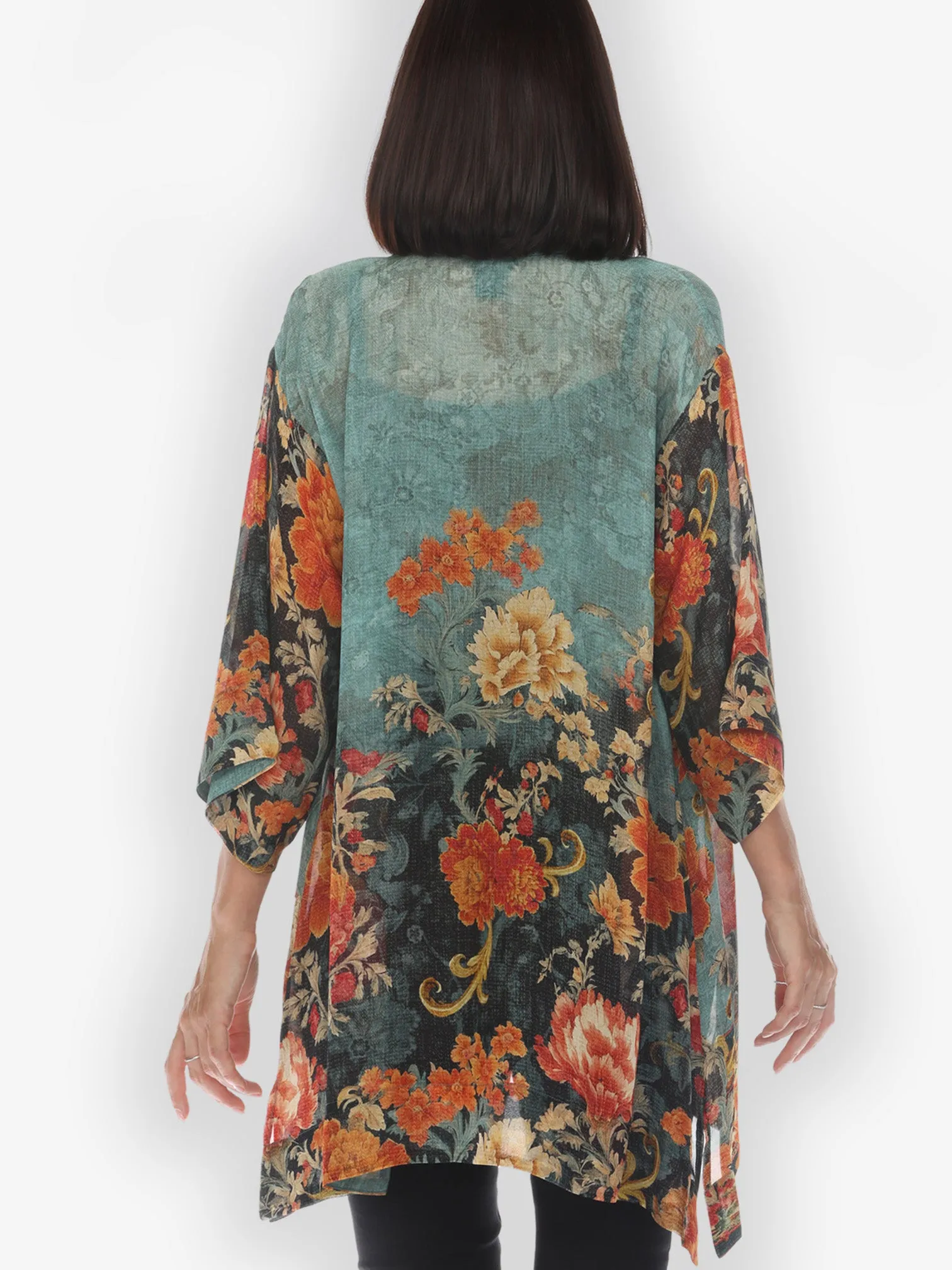 Flowers Land Kimono Jacket