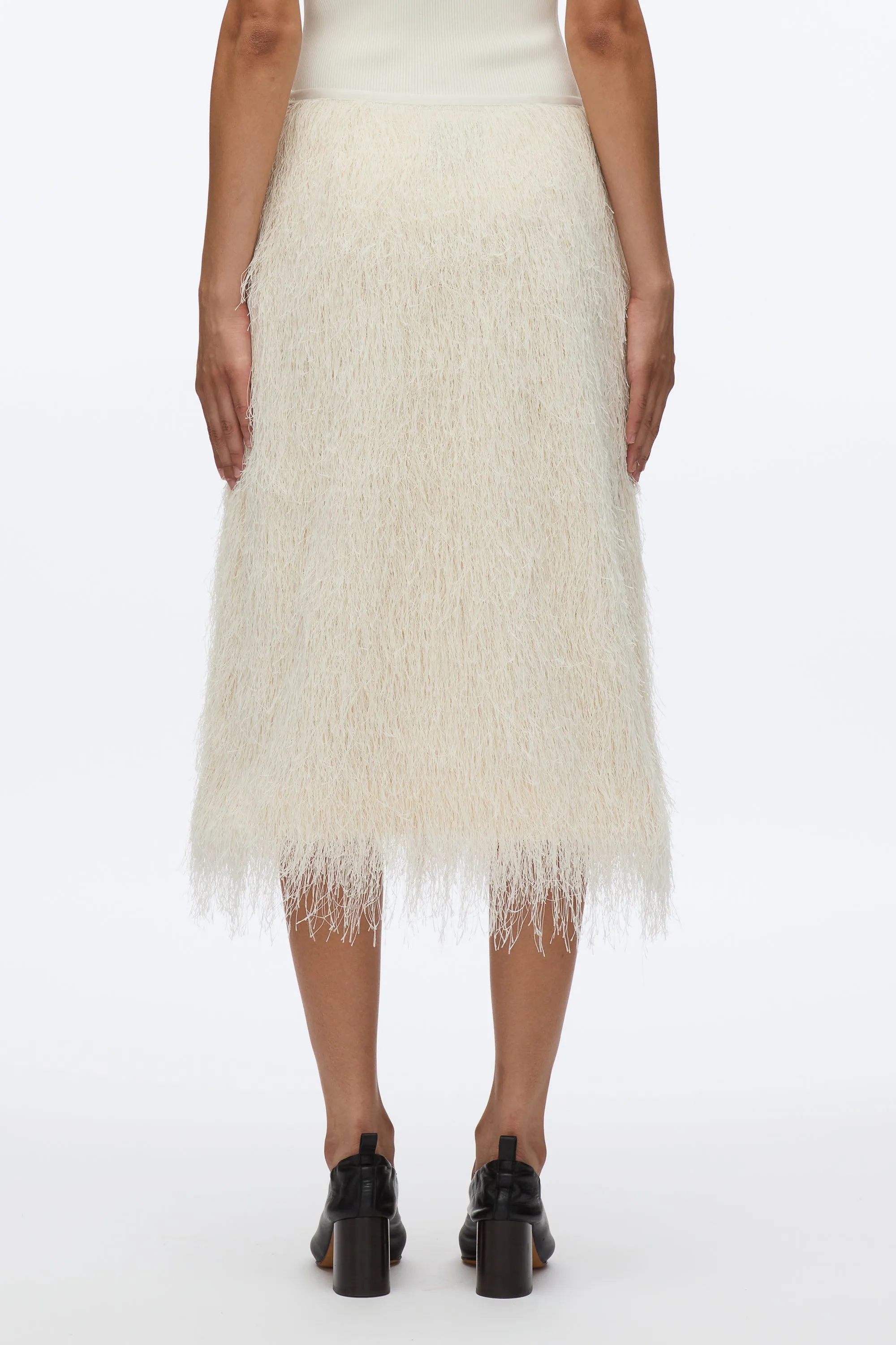 Fringe Slip Skirt