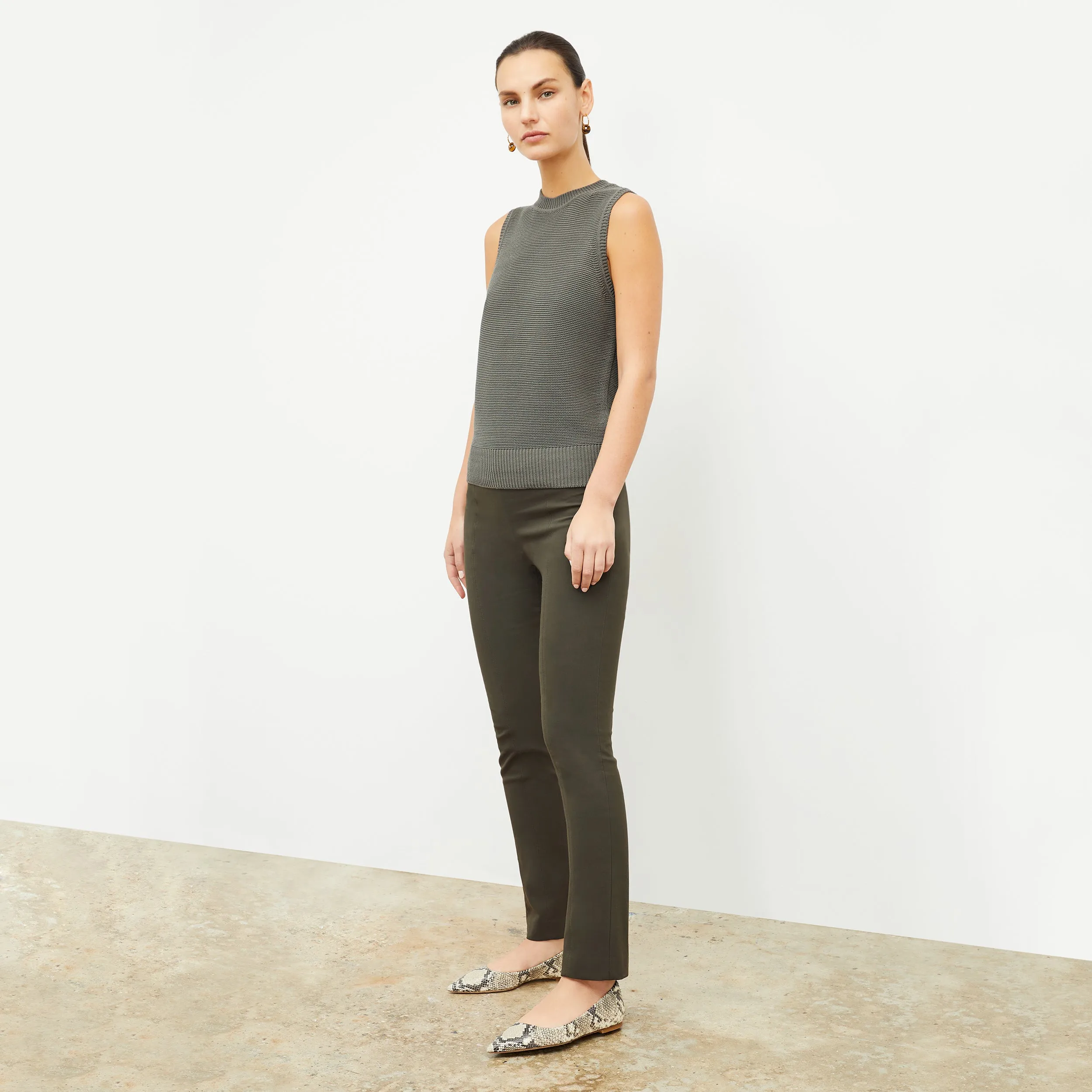 Giada Pullover - Sleek Cotton :: Fossil