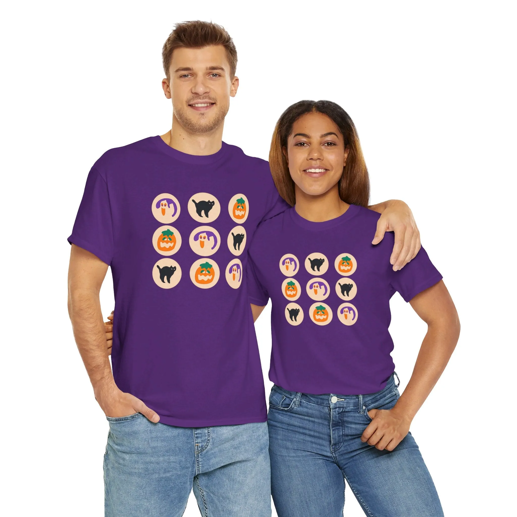 Halloween Cookie Unisex Heavy Cotton Tee