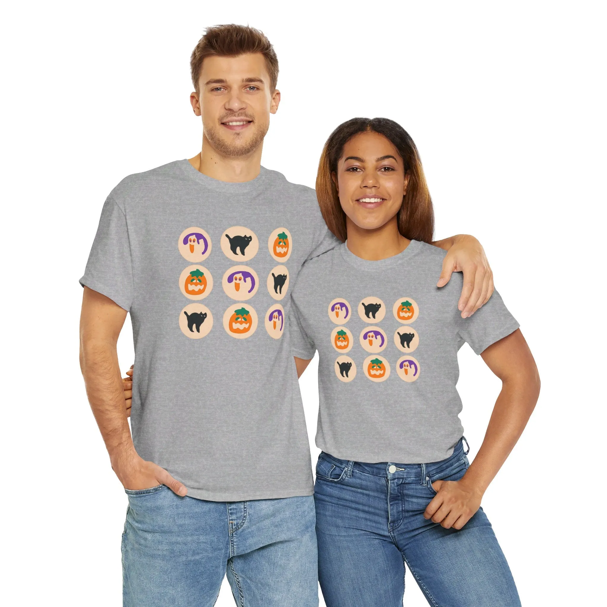 Halloween Cookie Unisex Heavy Cotton Tee