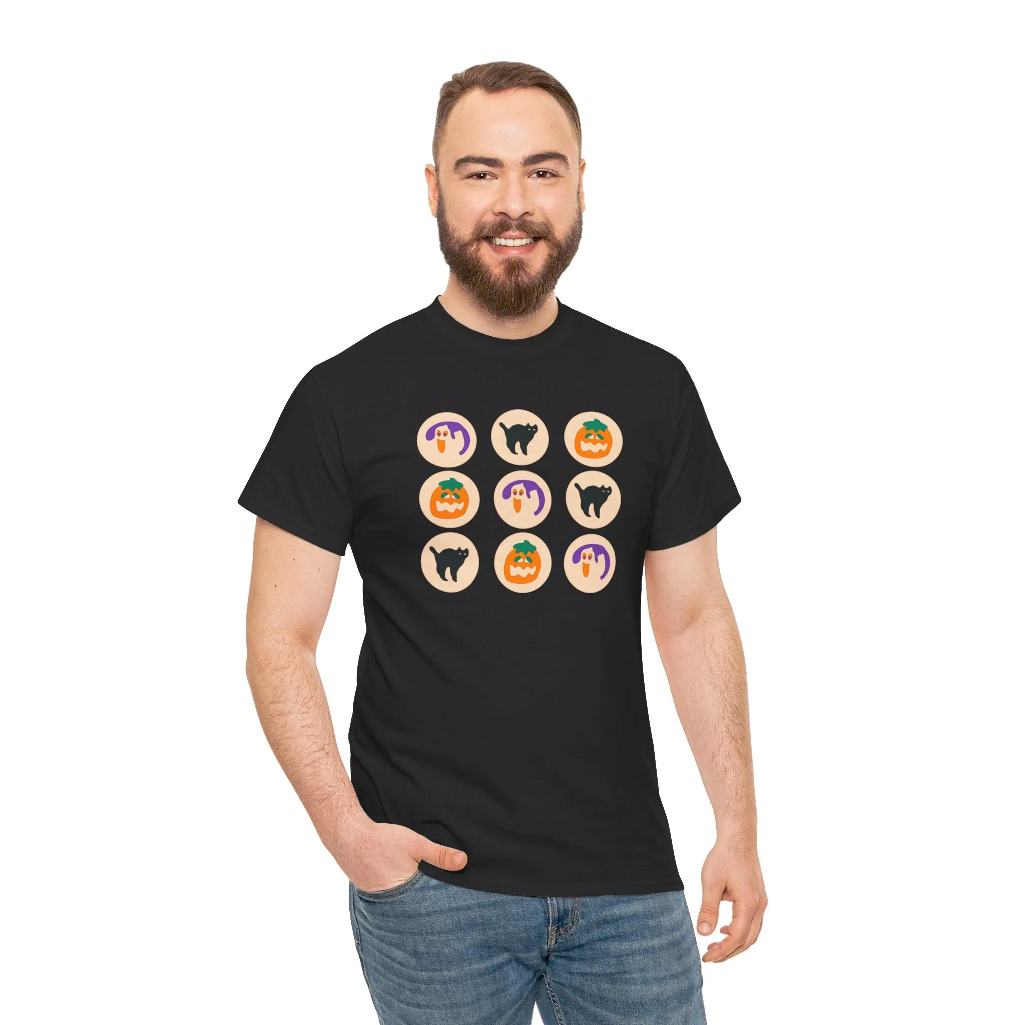 Halloween Cookie Unisex Heavy Cotton Tee