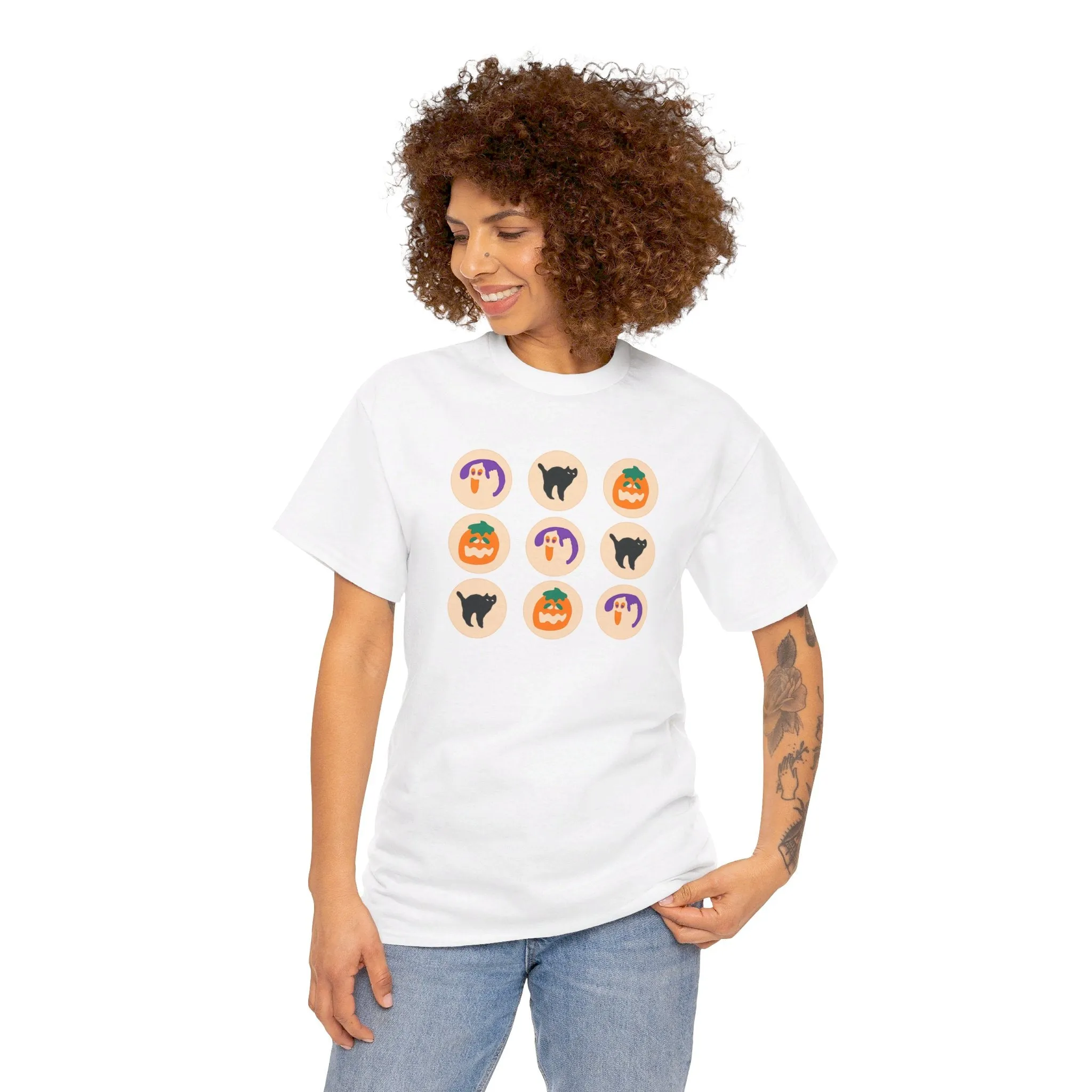 Halloween Cookie Unisex Heavy Cotton Tee