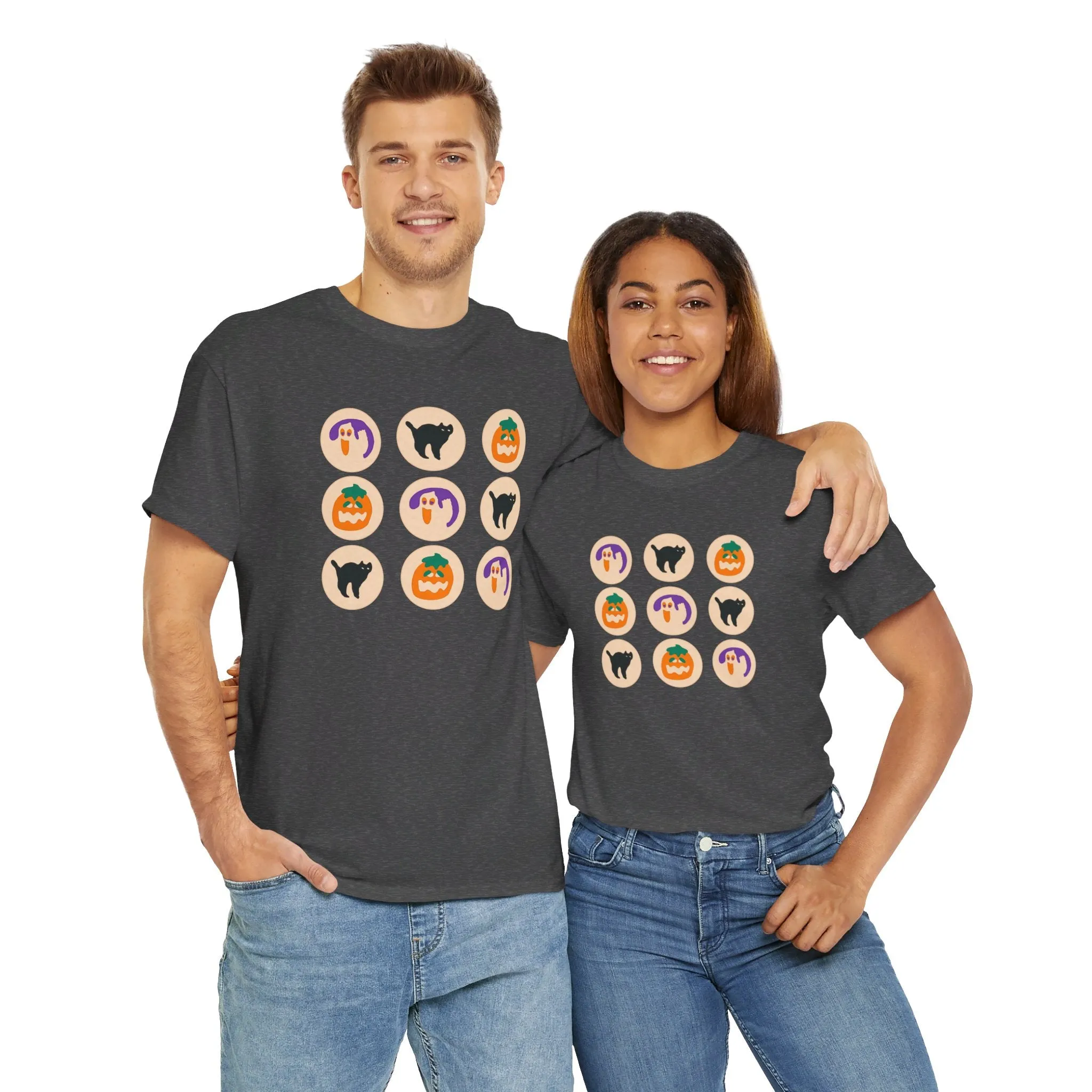 Halloween Cookie Unisex Heavy Cotton Tee