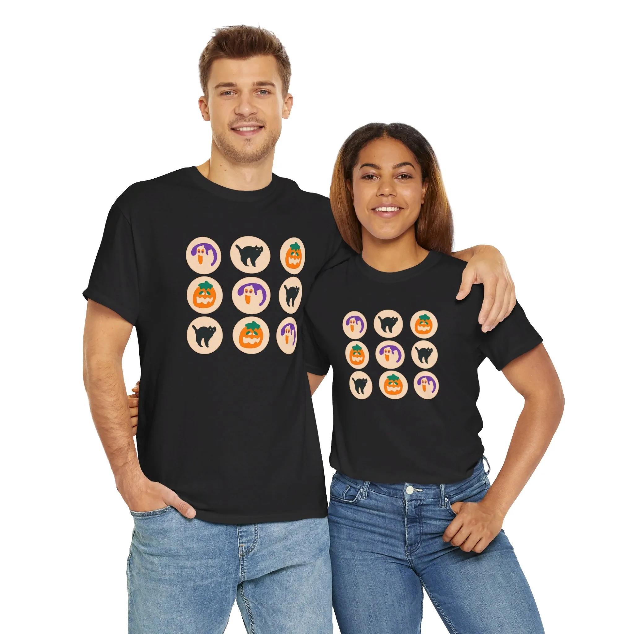 Halloween Cookie Unisex Heavy Cotton Tee