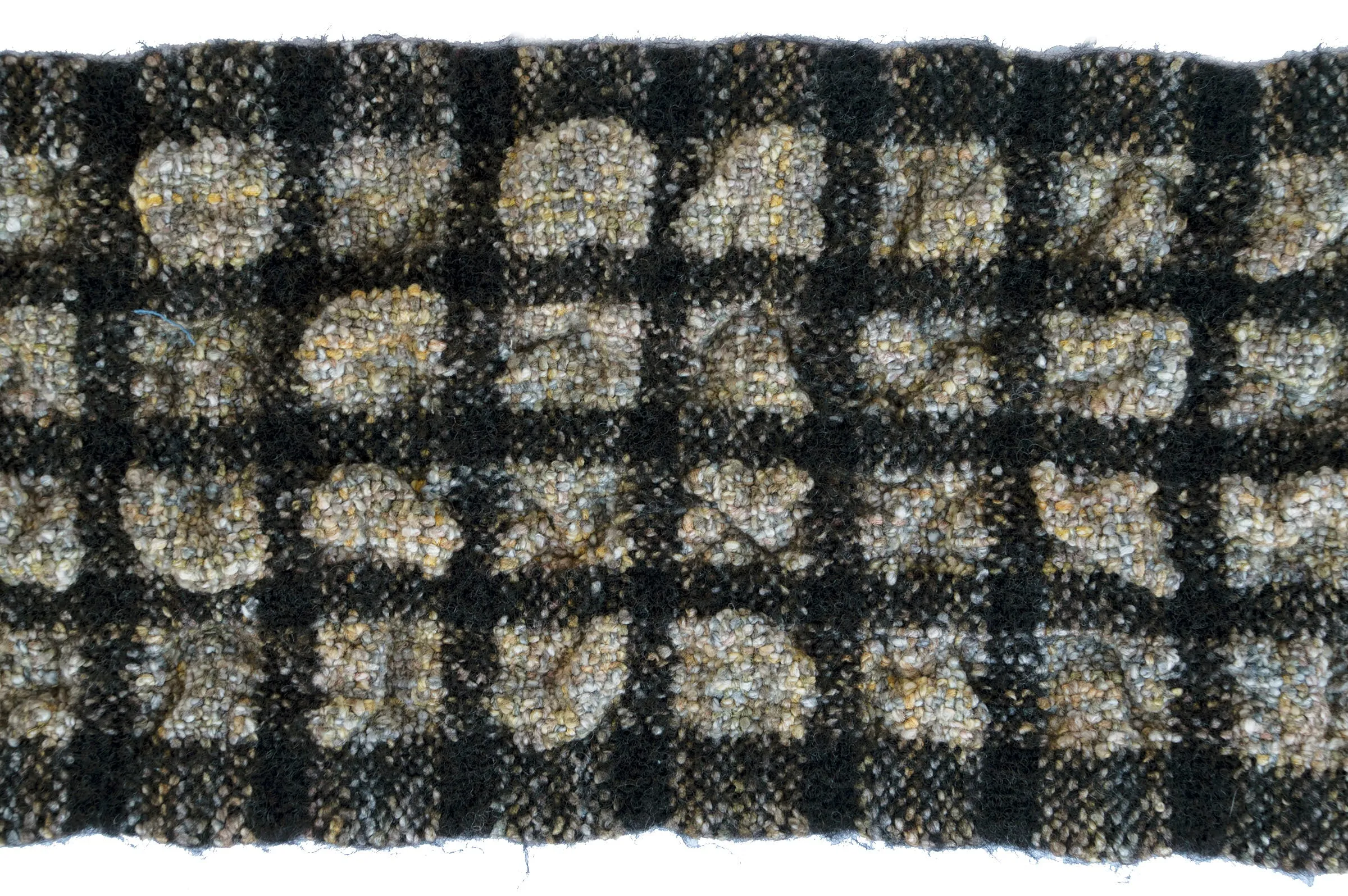 Handwoven and Felted Scarf, "Mineral," 6.5 x 50 inches