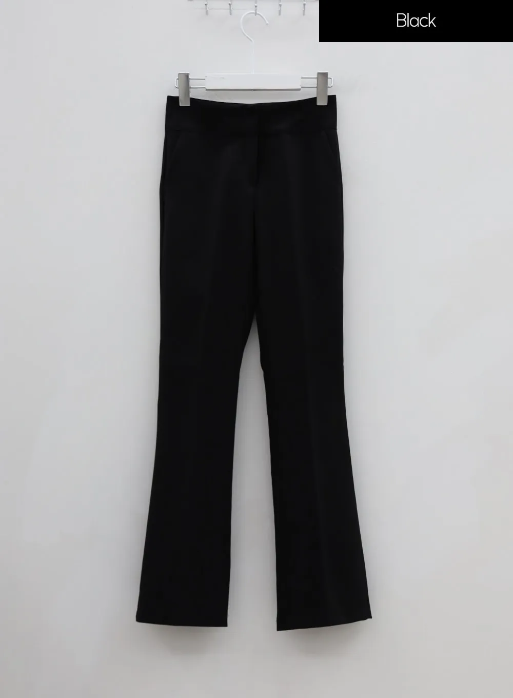 High Waist Boot Cut Slack Pants IU26