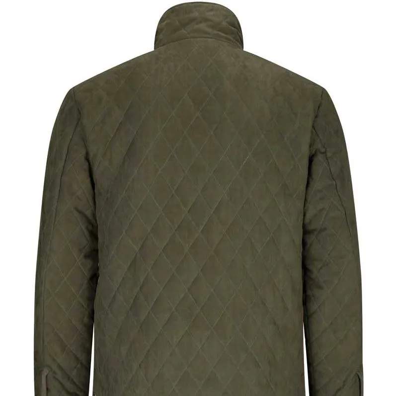 Hoggs of Fife Thornhill quilted jacket in Green Loden THJK/GR