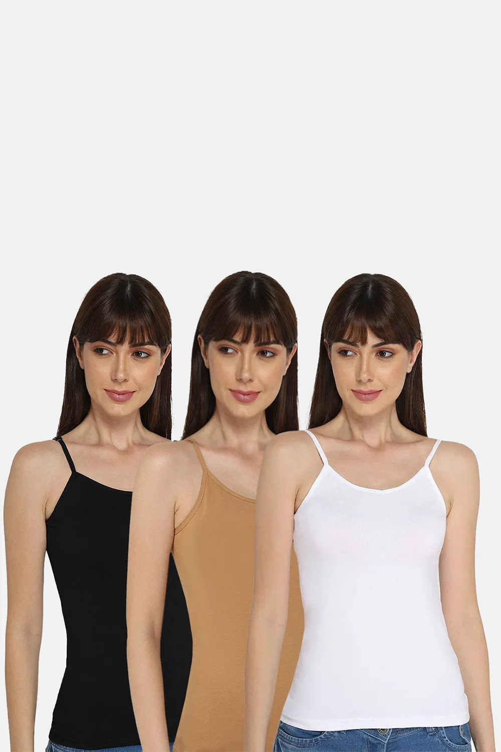 Intimacy Super Stretch Camisole Special Combo Pack - Cl04 - Pack of 3 - C63