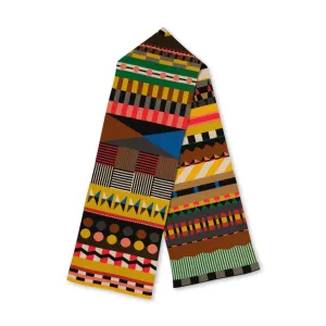 Jo Gordon Geometric Wool Scarf