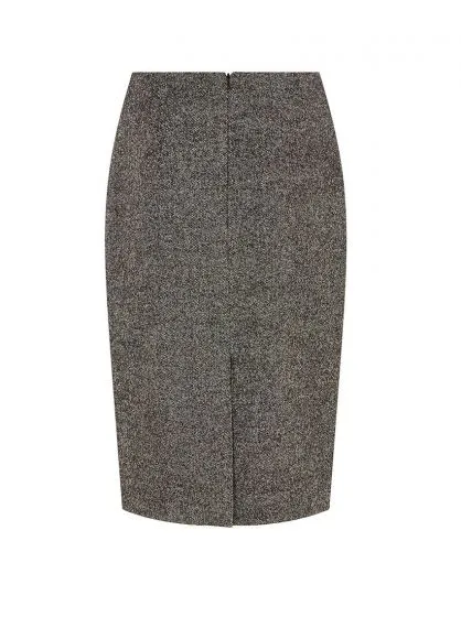 Joan Tailored Wool Skirt