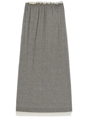 Layered Midium Length Skirt