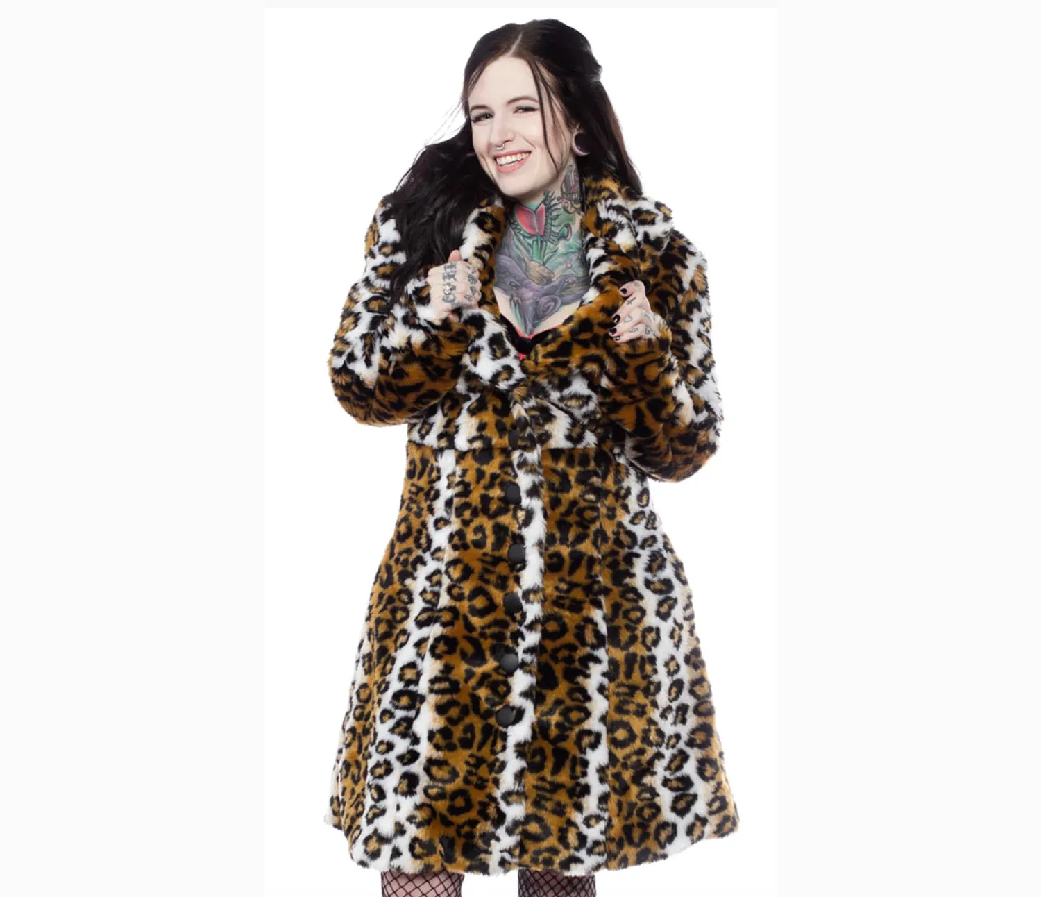 Leopard Harlow Coat