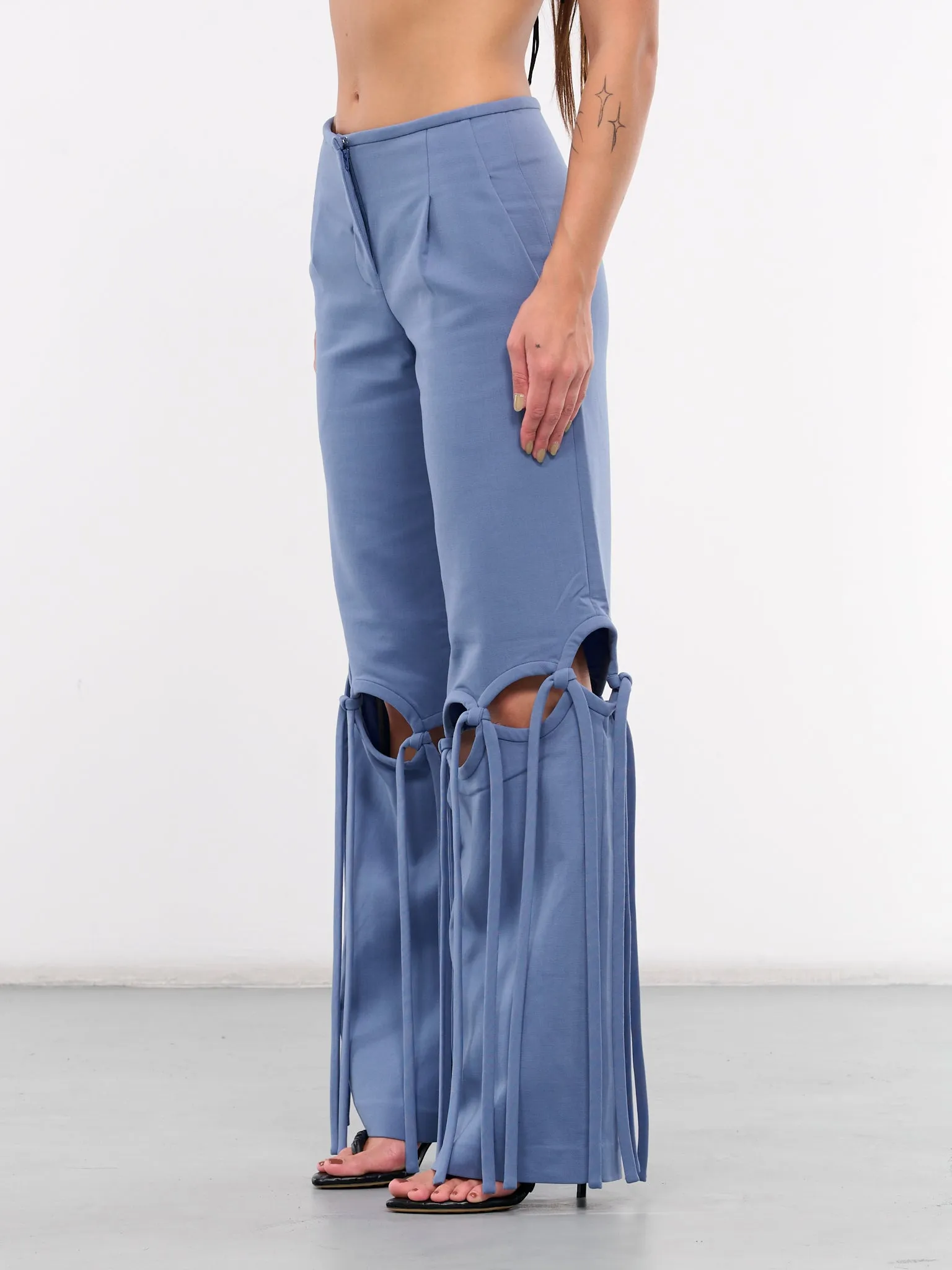 Loophole Tie Trousers (24025240-CIELO-BLUE)