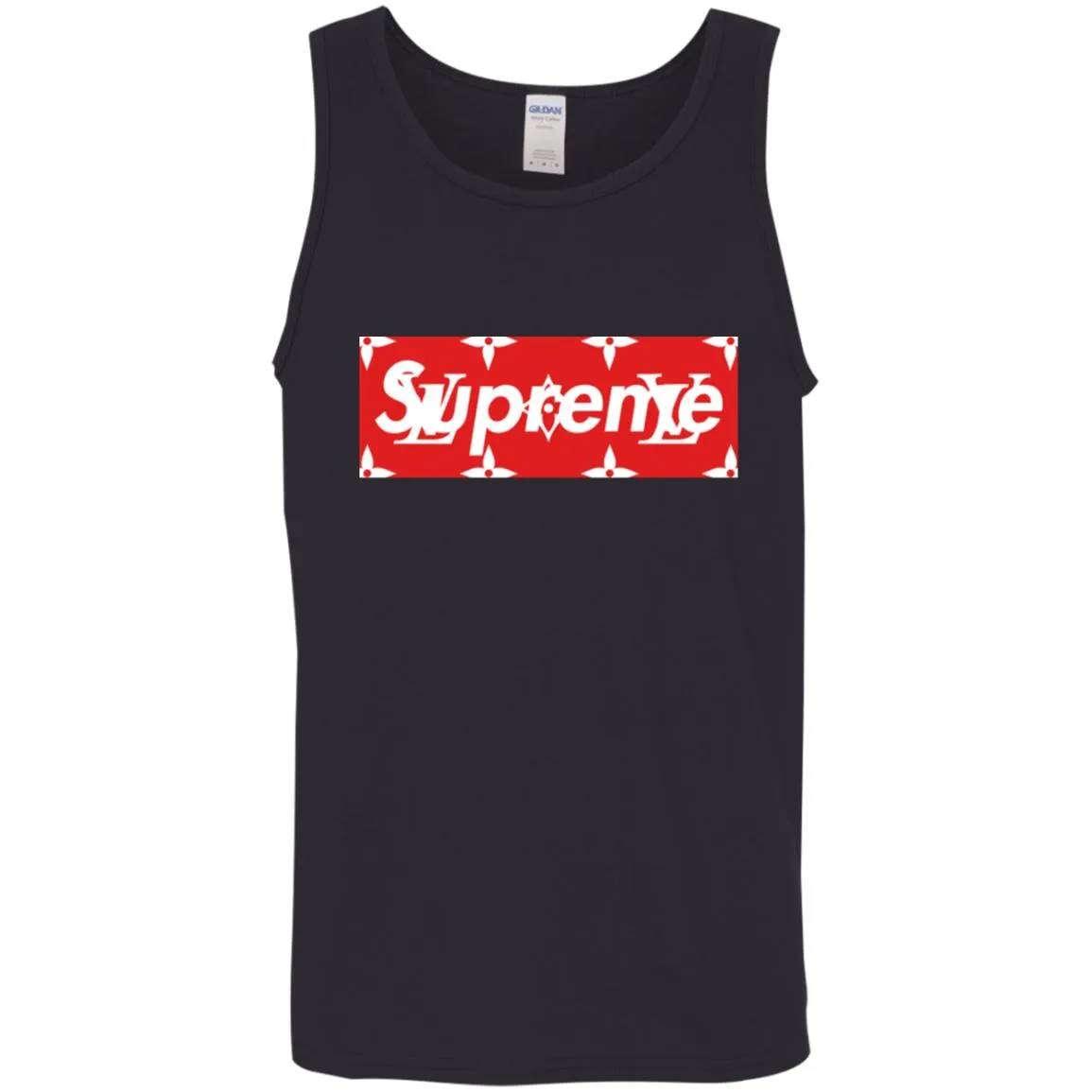 Louis Vuitton Box Supreme T-shirt Men Cotton Tank