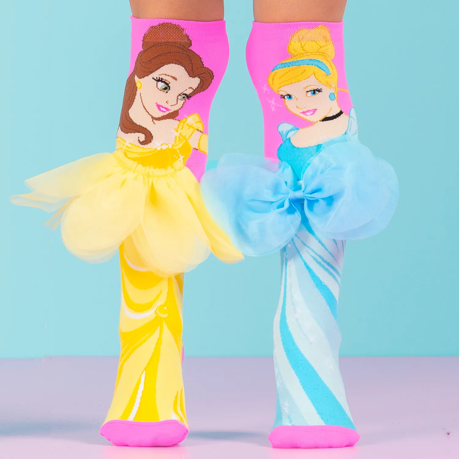 Mad Mia Socks - Cinderella & Belle