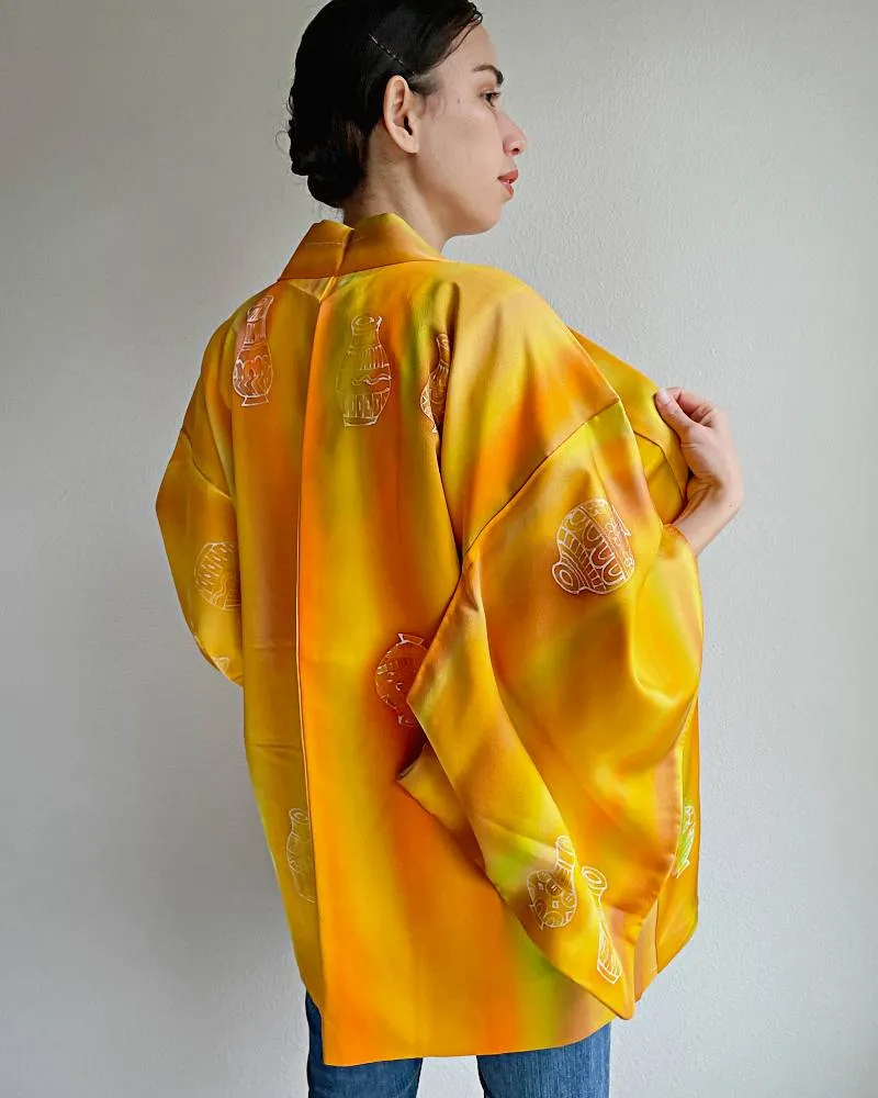 Mandarin Elegance Vessel Haori Kimono Jacket