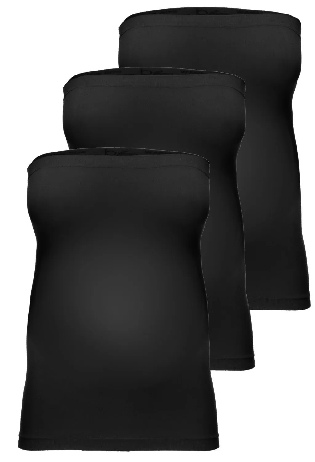 Maternity Strapless Tube Top/Skirt - 3 Pack