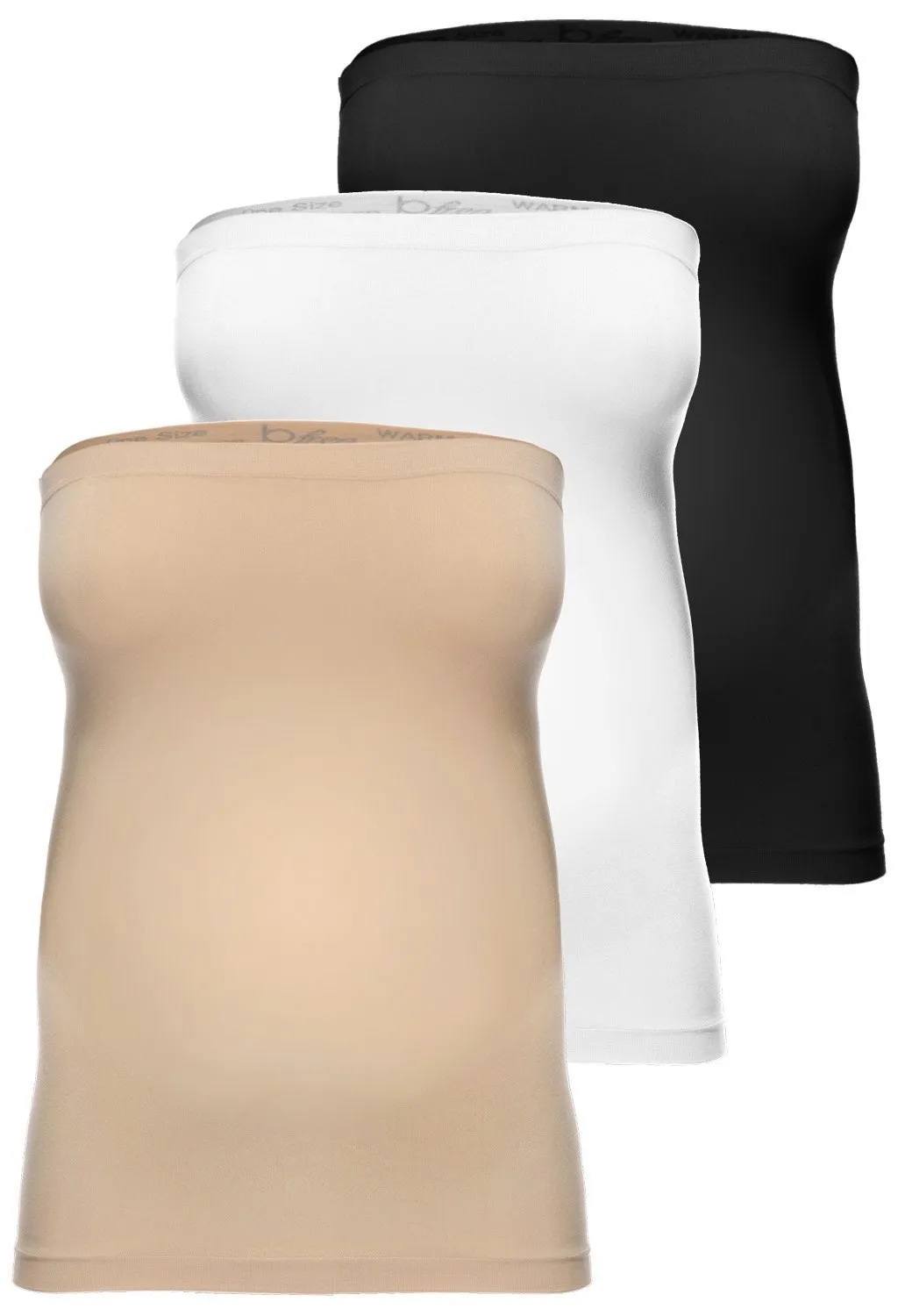 Maternity Strapless Tube Top/Skirt - 3 Pack