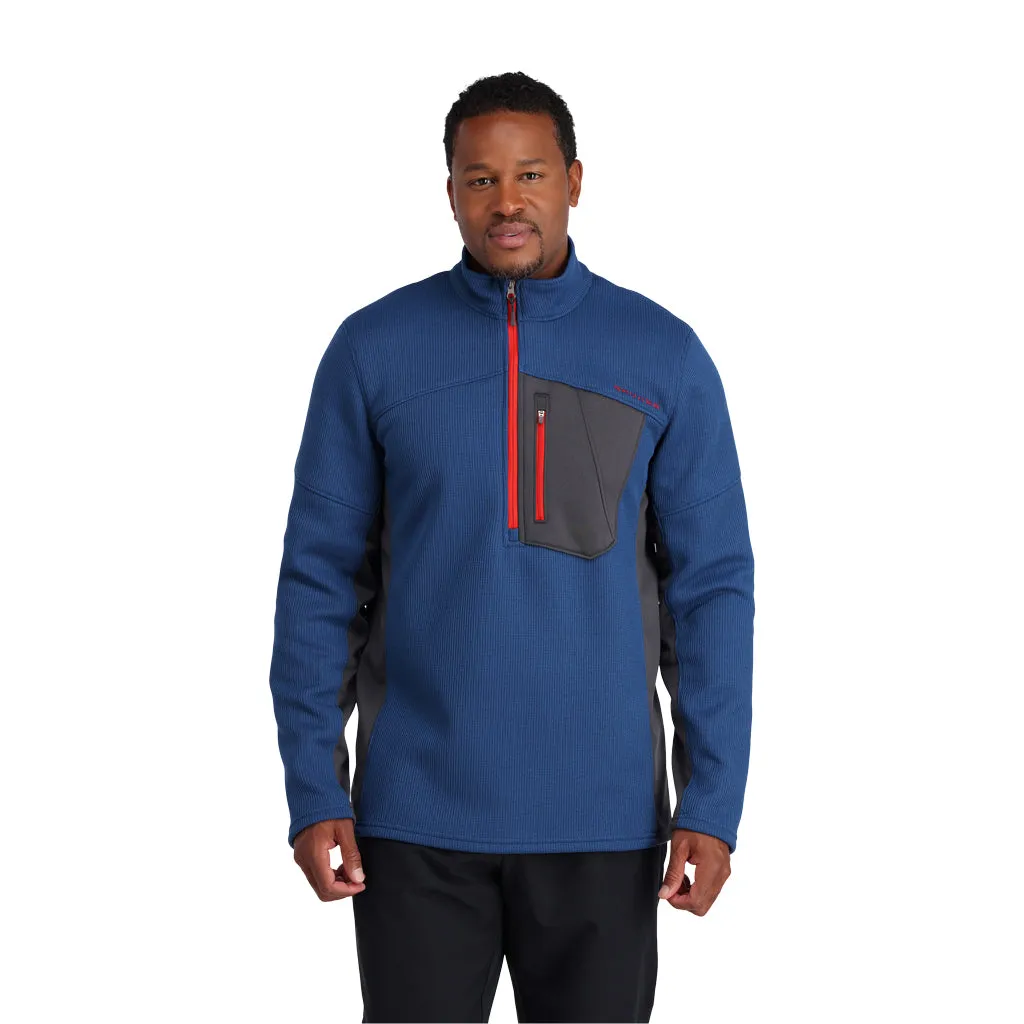 Mens Bandit Half Zip - Abyss Volcano (2022)