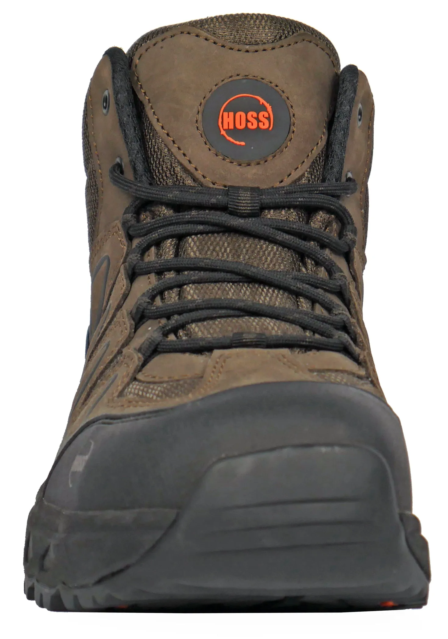 Men's Hoss Eric Hi Brown, EH, SR, Mid Hiker, Aluminum Toe Boot