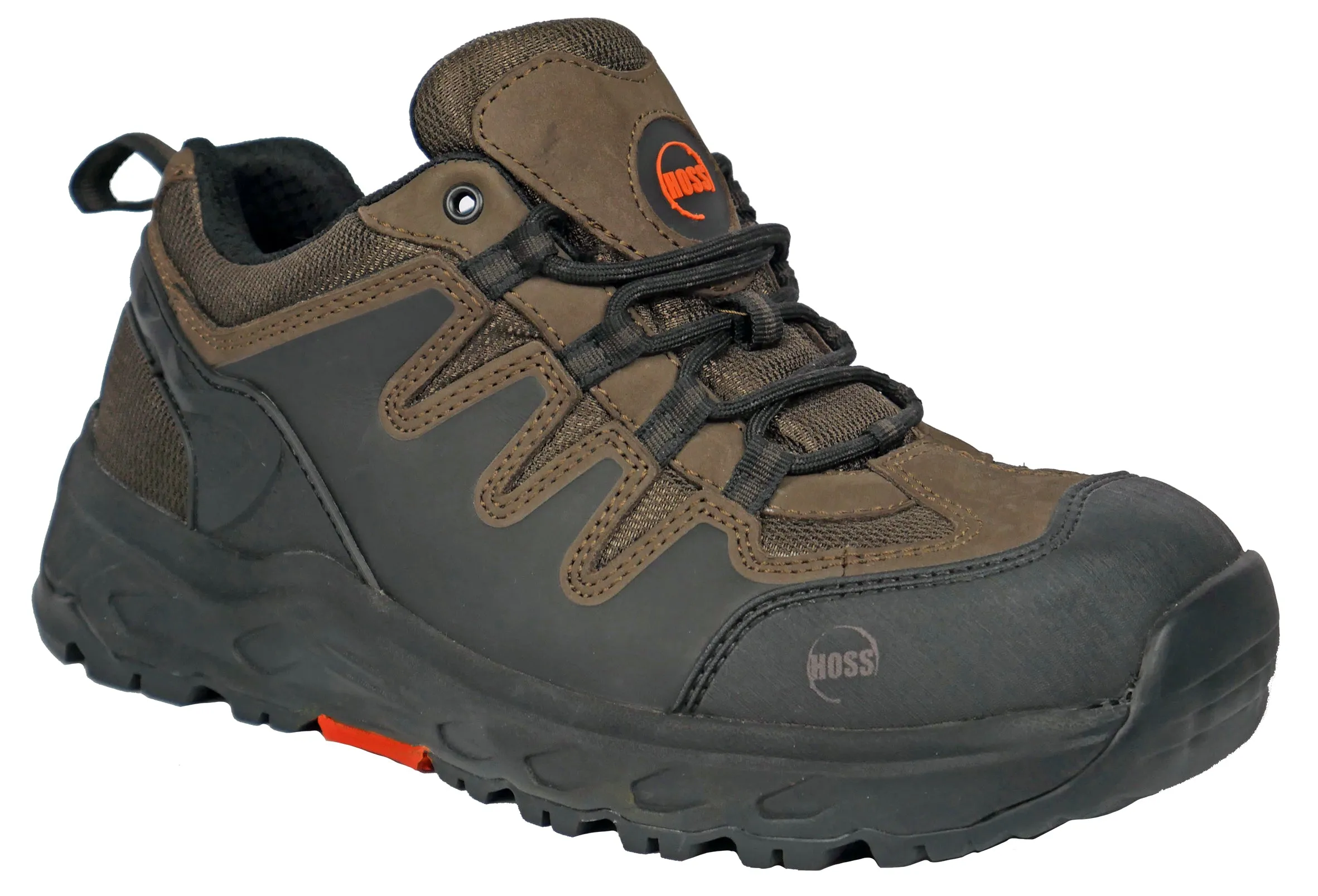 Men's Hoss Eric Lo Brown, EH, SR, Hiker Aluminum Toe Boot