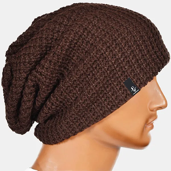 Mens Slouchy Long Oversized Beanie for Summer Winter B08