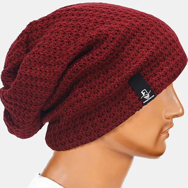 Mens Slouchy Long Oversized Beanie for Summer Winter B08