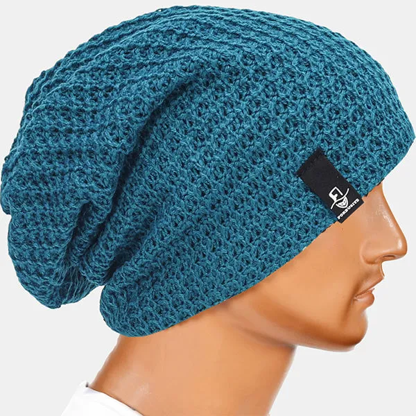 Mens Slouchy Long Oversized Beanie for Summer Winter B08