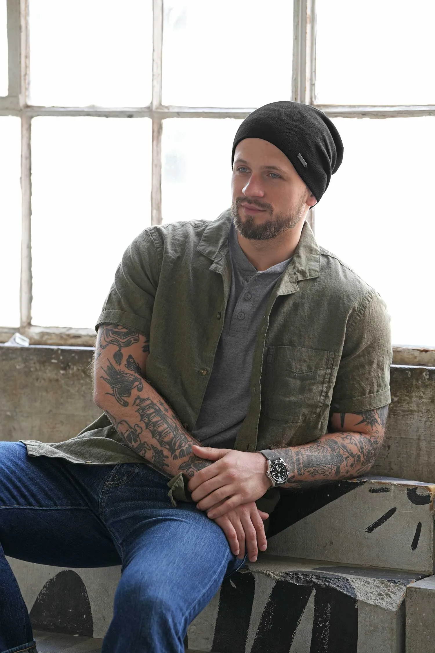 Mens Summer Beanie - The Mason LW