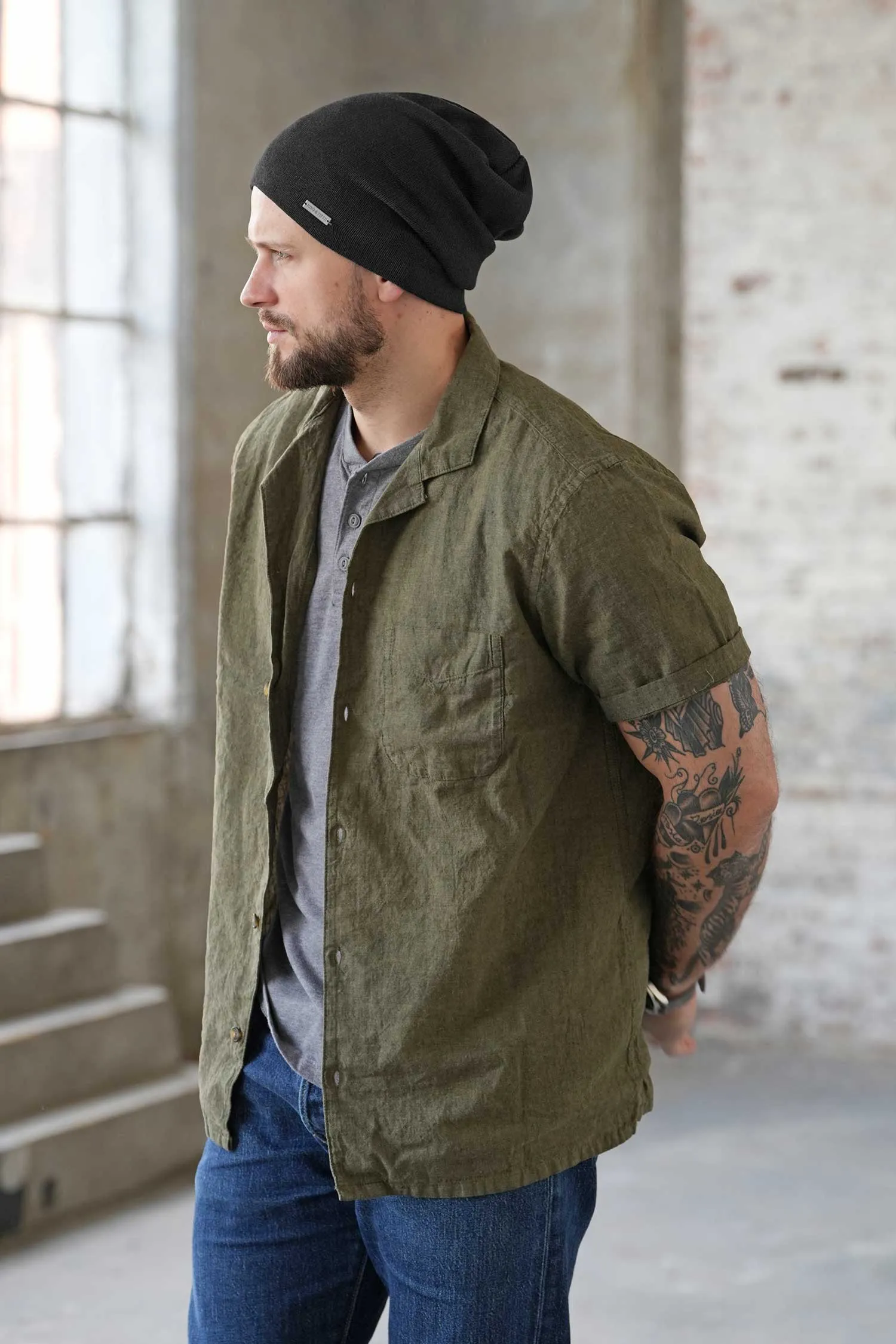 Mens Summer Beanie - The Mason LW