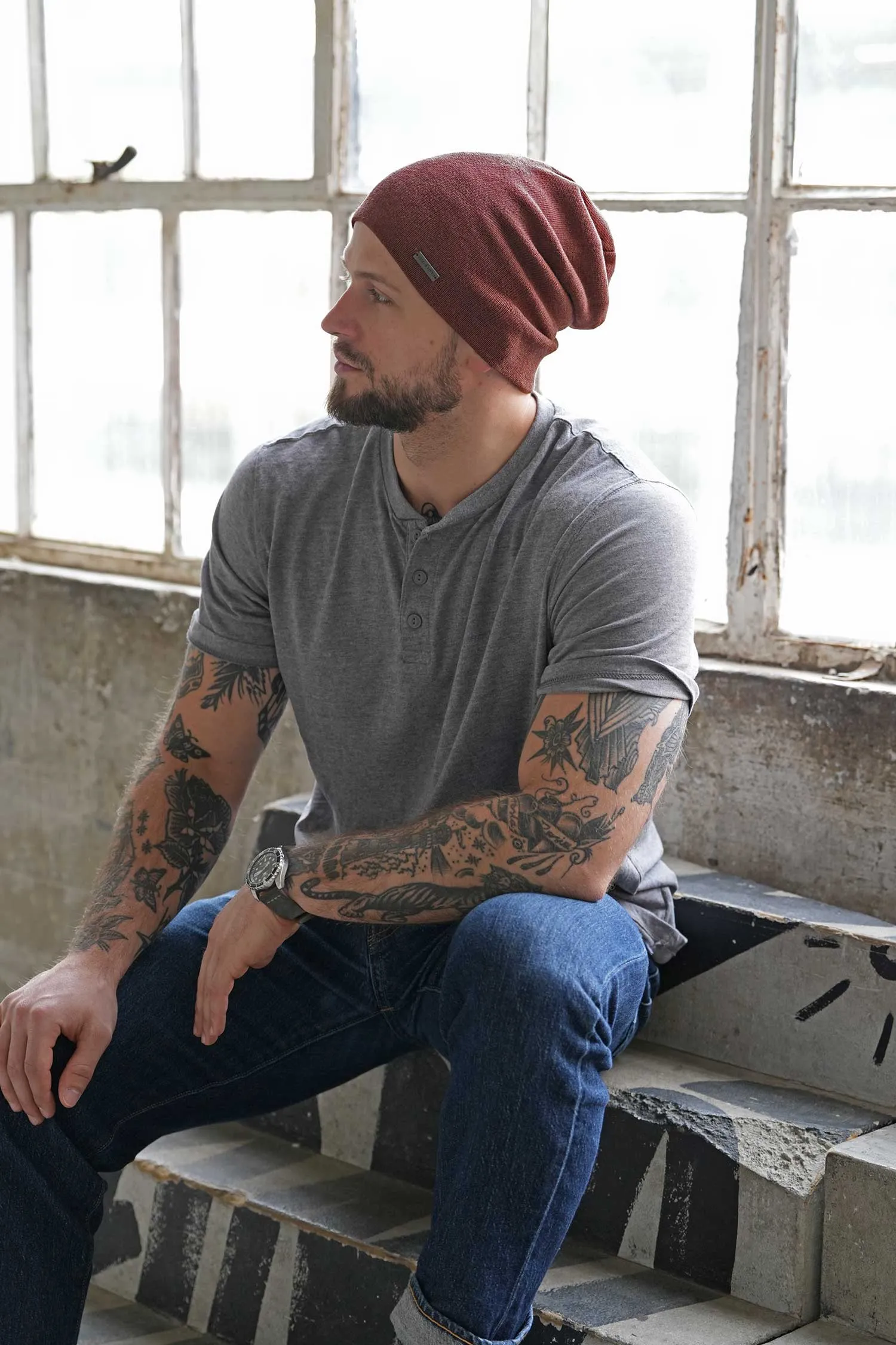 Mens Summer Beanie - The Mason LW