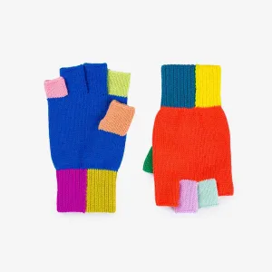 Mismatch Fingerless Gloves