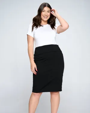 Molly Pencil Skirt | Black