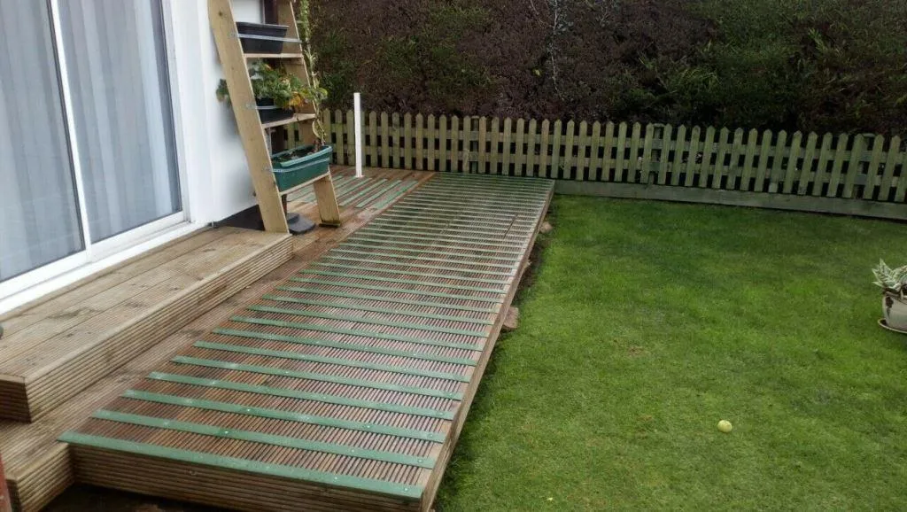 Non Slip Decking Strips GRP Heavy Duty Pro Grade 50mm - GREEN