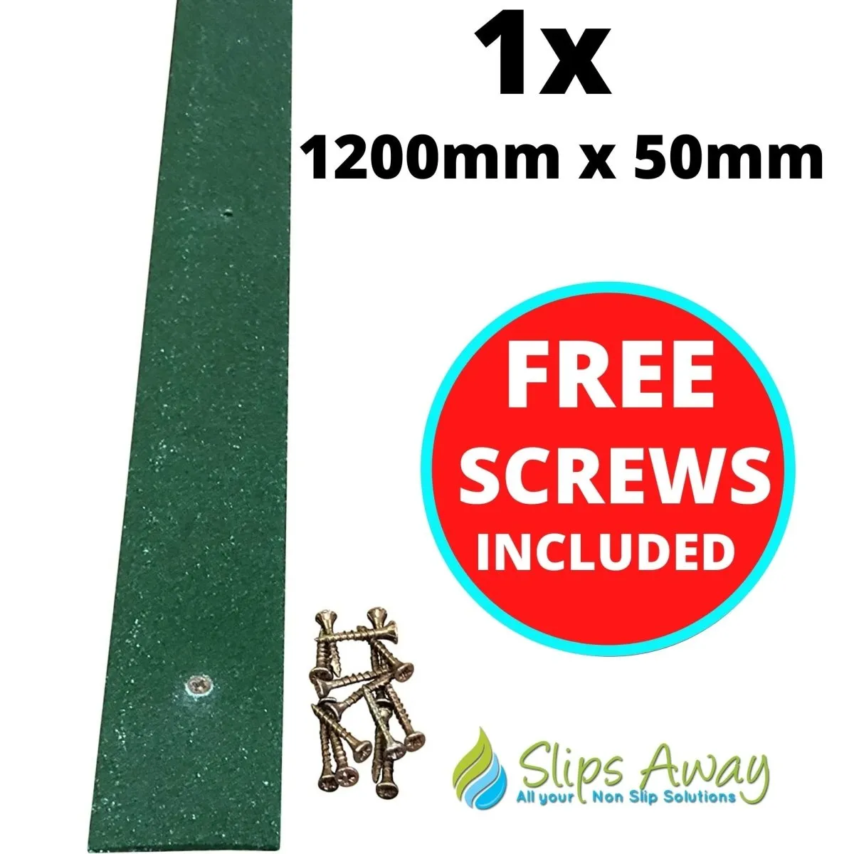 Non Slip Decking Strips GRP Heavy Duty Pro Grade 50mm - GREEN