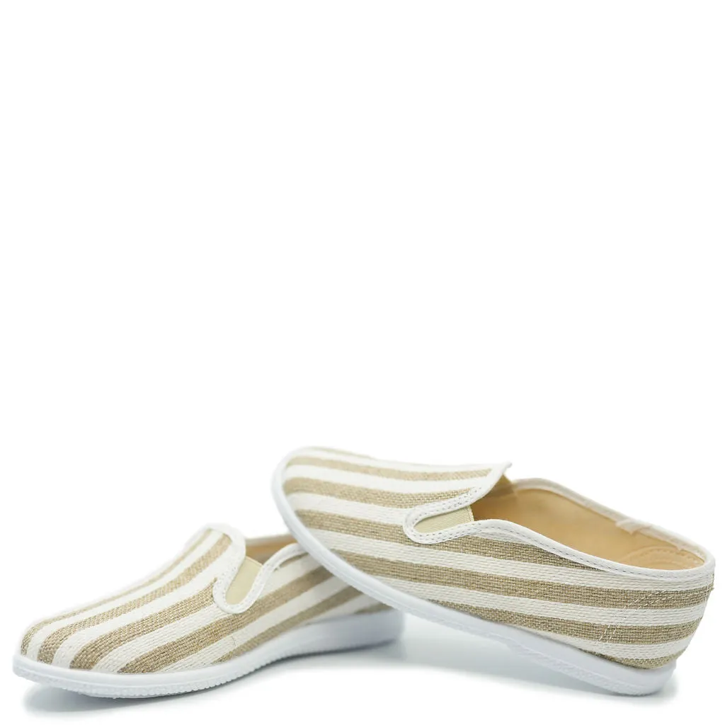 Pepe Linen Stripe Slip On