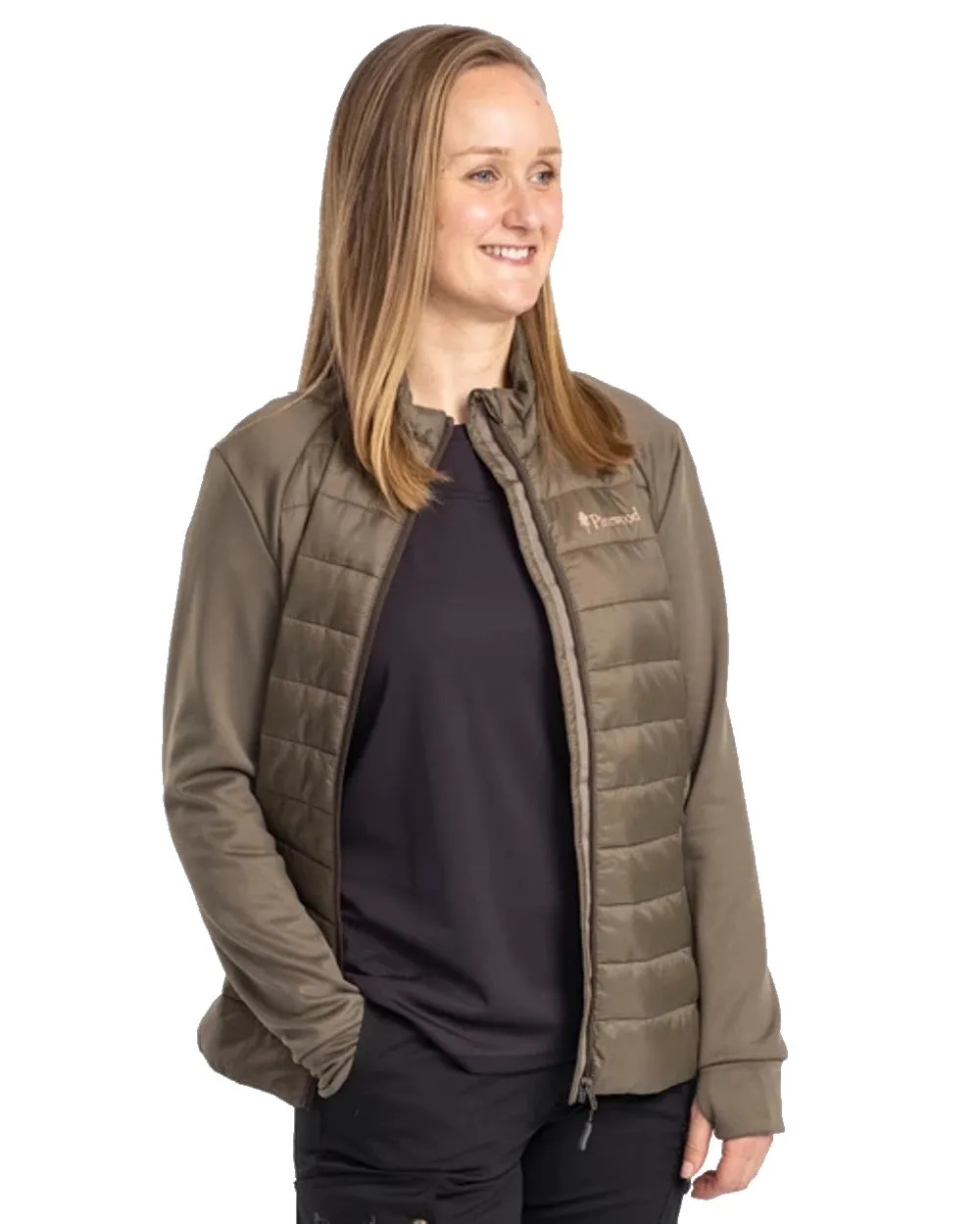 Pinewood Womens Finnveden Hybrid Power Fleece Jacket