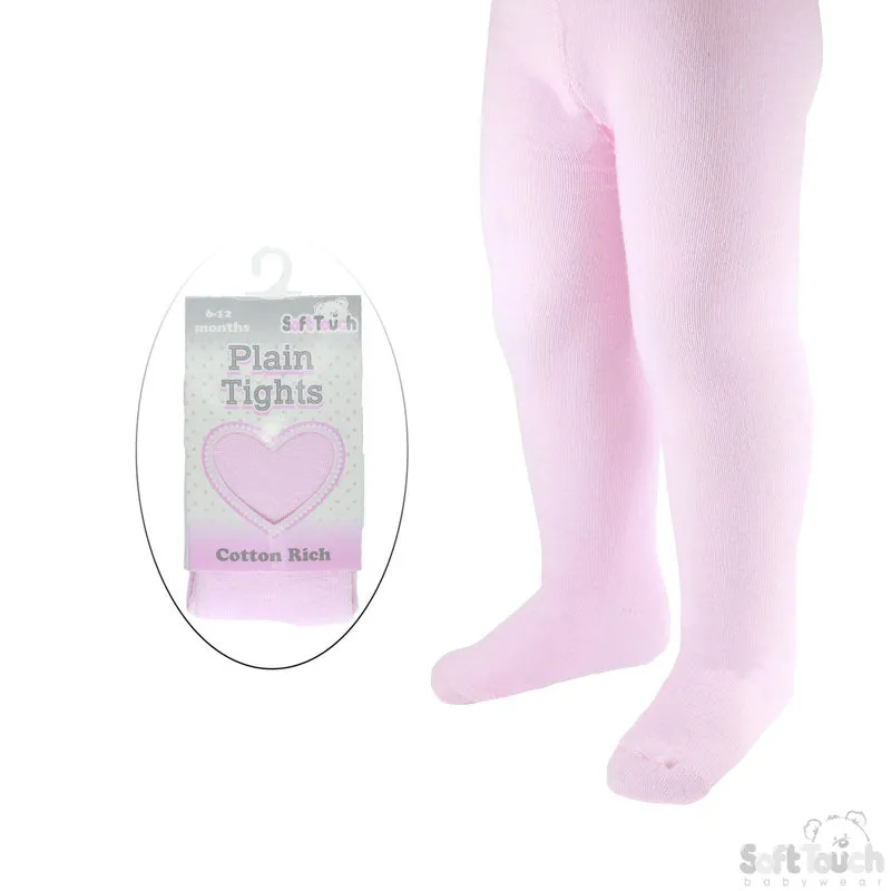 PLAIN PINK TIGHTS NO. T82-P 6-12M