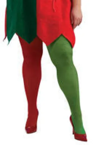 Plus Size Elf Costume Tights