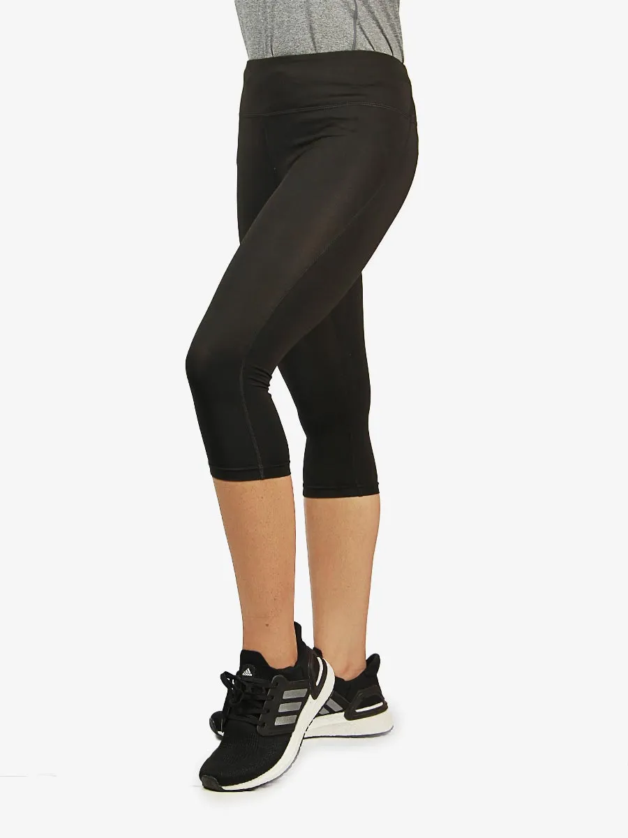 Power - Compression Three Quarter Tights - 1600 - Black