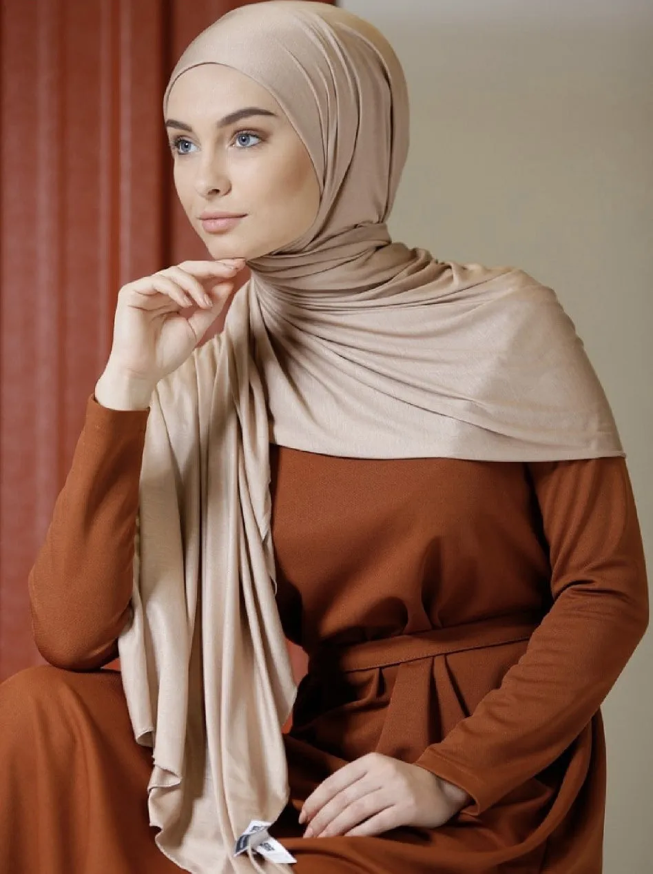 Premium Quality Jersey Viscose Hijab / Scarf (Powder Pink)