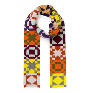 Quilt Block Long Scarf