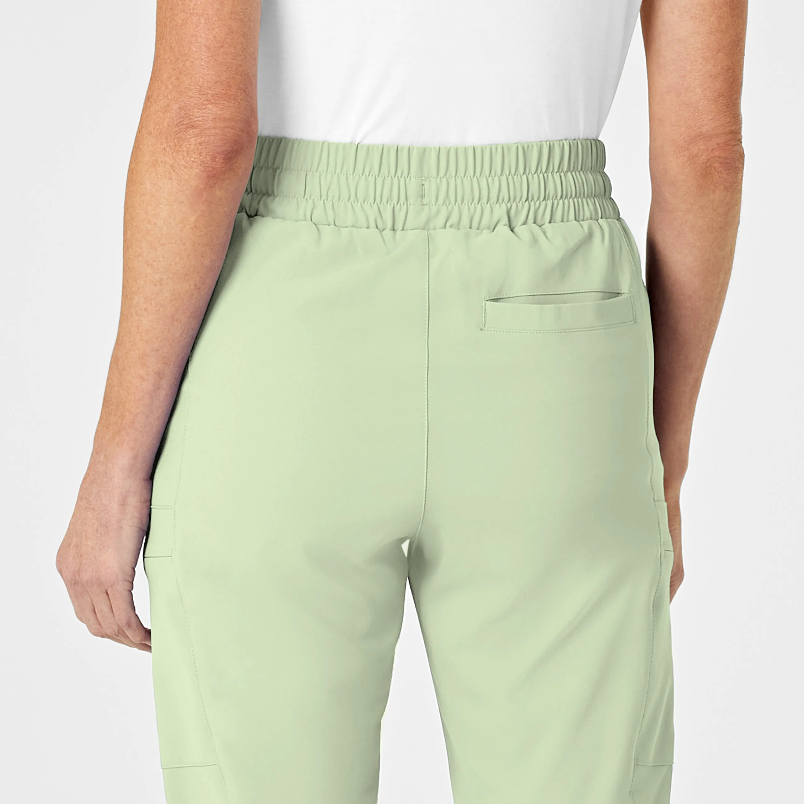 RENEW Women's High Waist Slim Leg Scrub Pant - Fresh Mint