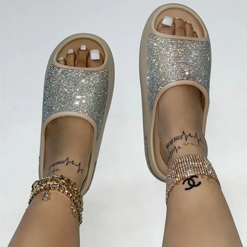 RiRi Rhinestone Slide