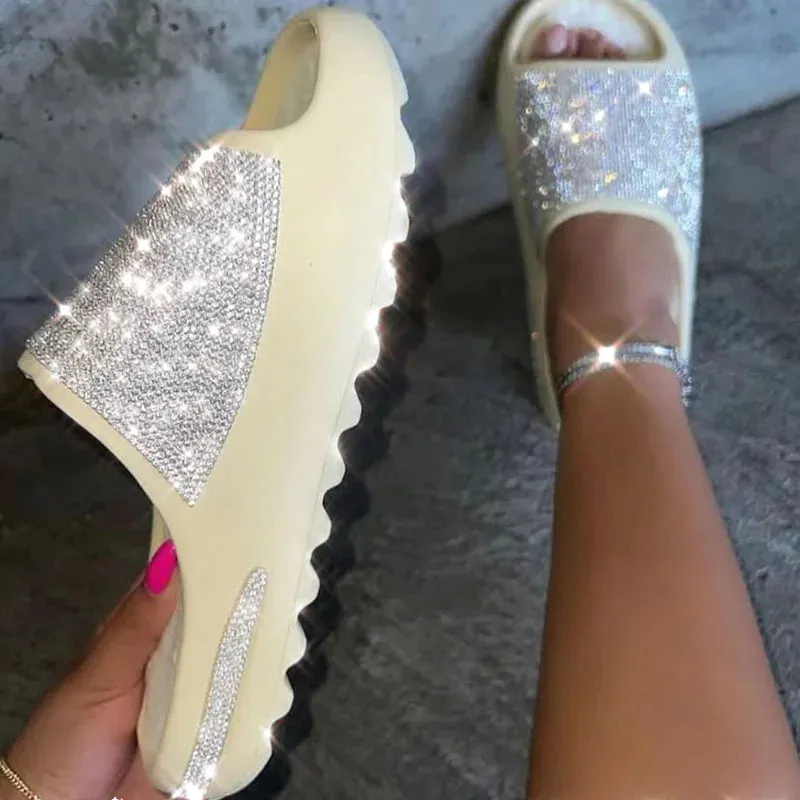 RiRi Rhinestone Slide