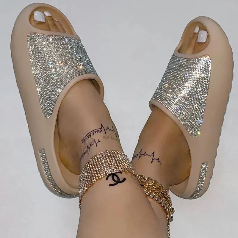 RiRi Rhinestone Slide