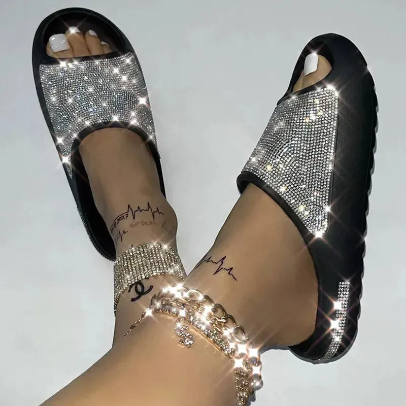 RiRi Rhinestone Slide