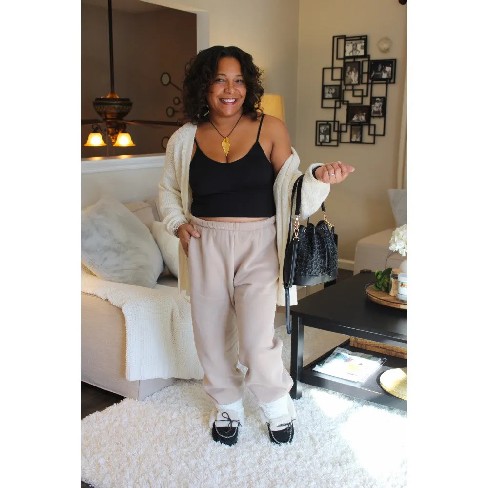 Sasha Plush High Waist Sweatpants