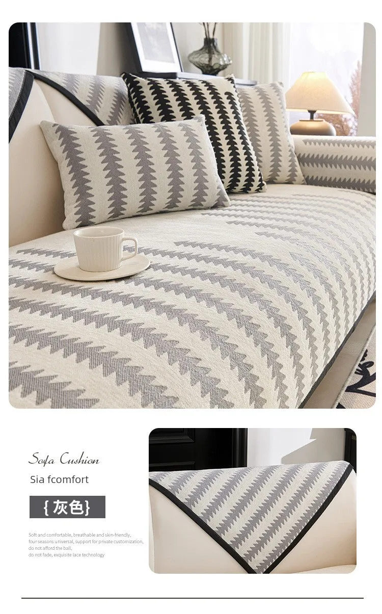 Scandinavian Chenille Non-Slip Sofa Cover